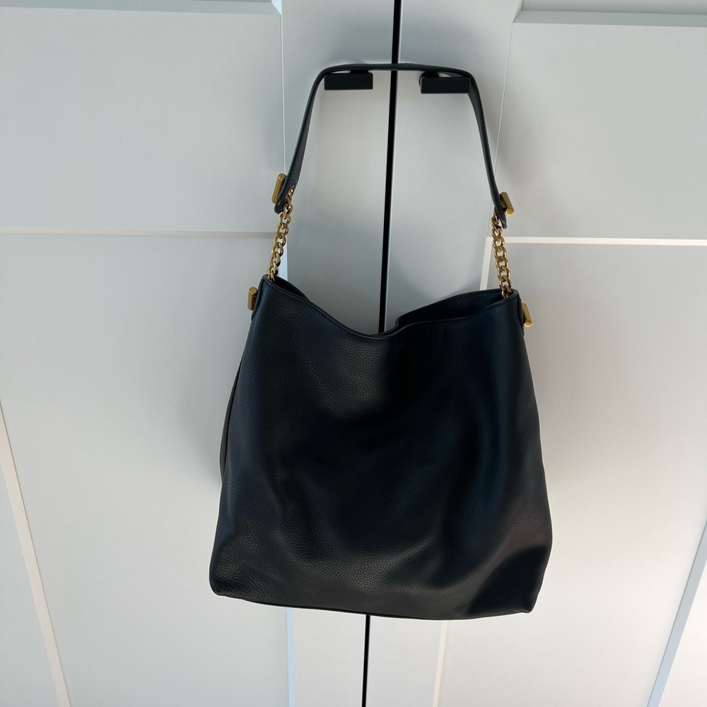 Tory Burch Black Chelsea Chain Hobo - Picture 6 of 17